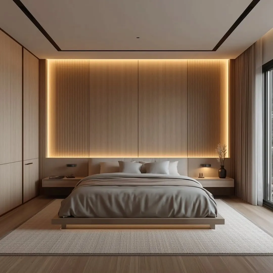 تكسية جدران مجلس رجال بألواح الشيبورد الفخمة