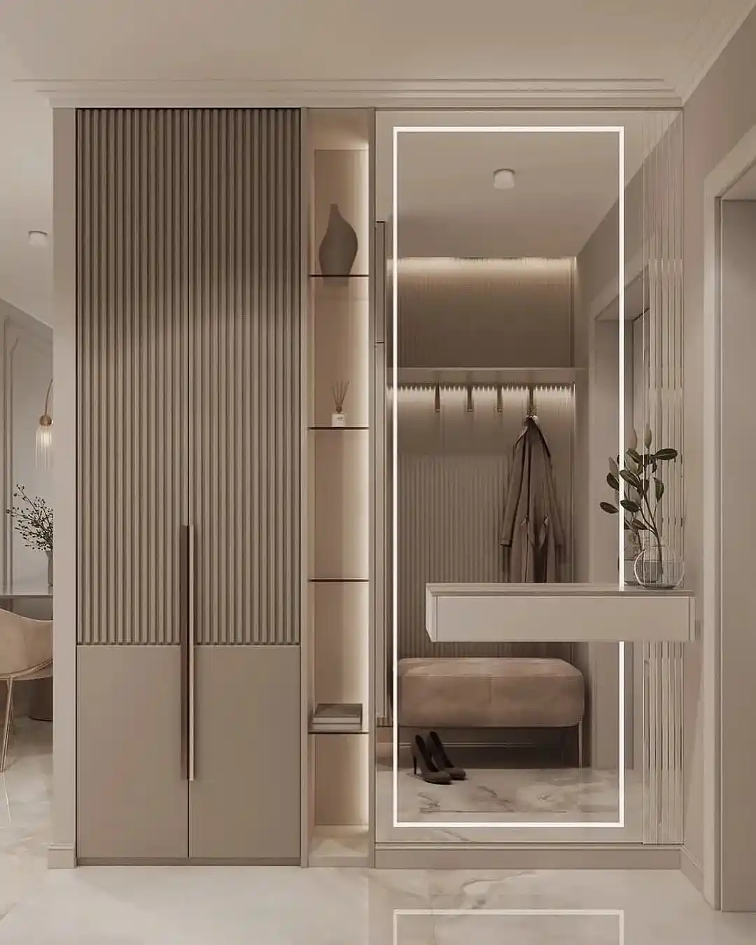 مرايا ليد دائرية للمغاسل