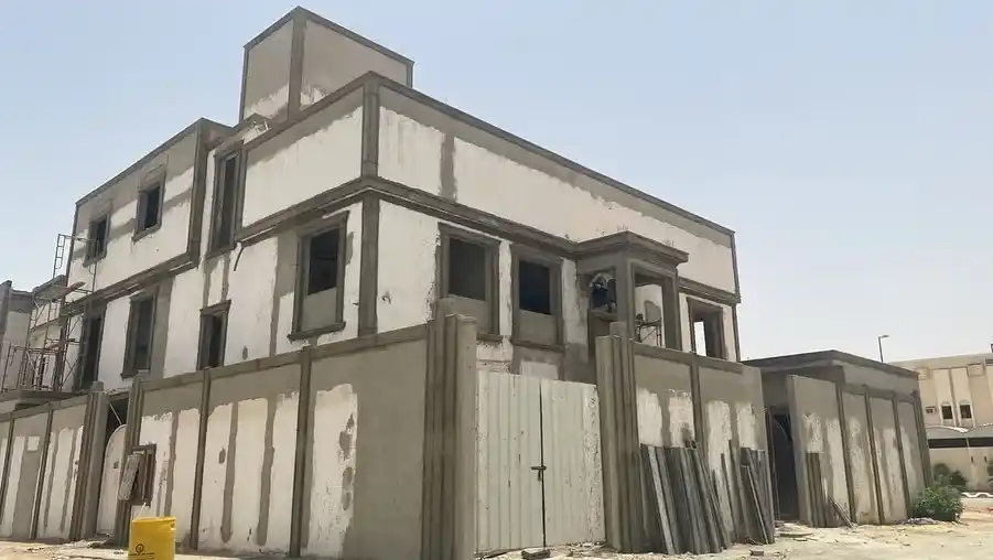 ترميم واجهة فيلا حجر