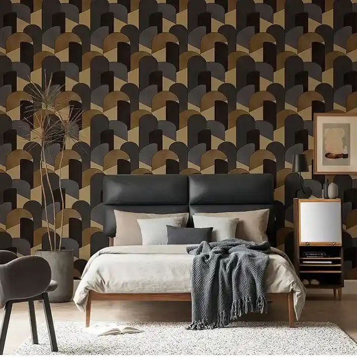 مطابقة نقوش ورق الجدران